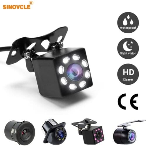 SINOVCLE Reverse Camera Rearview Car Infrared Night Vision Auto Reversing Parking Monitor CCD Waterproof HD Video