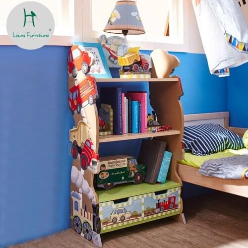 Louis Fashion Childrens Bookcases Bookshelf Simple Cartoon Room
