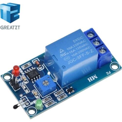 5V/12V Thermal Sensor Module 1 Channel Relay Module Combo Module Thermistor Temperature Sensor Module For Arduino