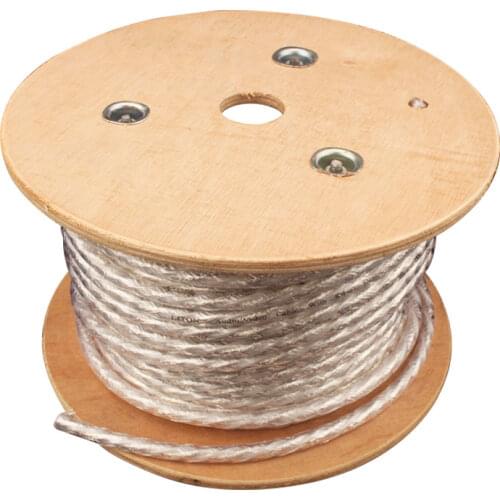 New Liton Silver Plated DIY Speaker Cable HiFi Audio Line for DIY Bulk RCA XLR Cables HiFi Audio Amplifier CD Player