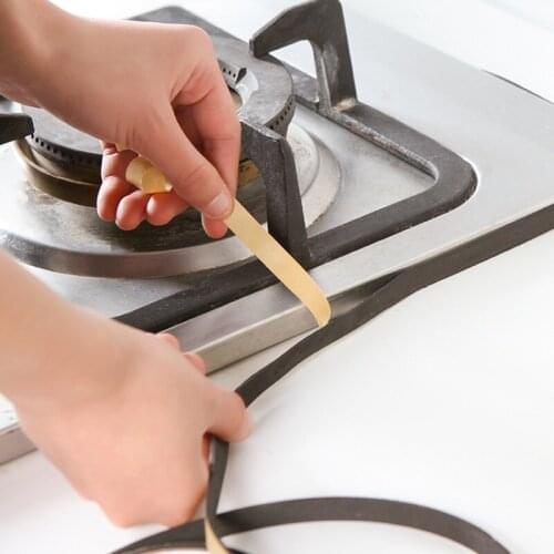 2M Self-Adhesive Sealing Strips Protection Tape Waterproof Anti-fouling Gap Edge Strip for Gas Stove,Door,Window,Cabinet
