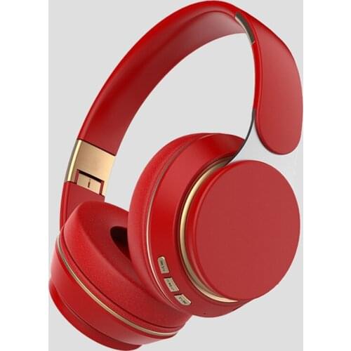 Noise Cancelling Wireless Bluetooth Headphones Head-Mounted Wireless Sports Headset Heavy Bass Stereo Card Folding Fm Headset