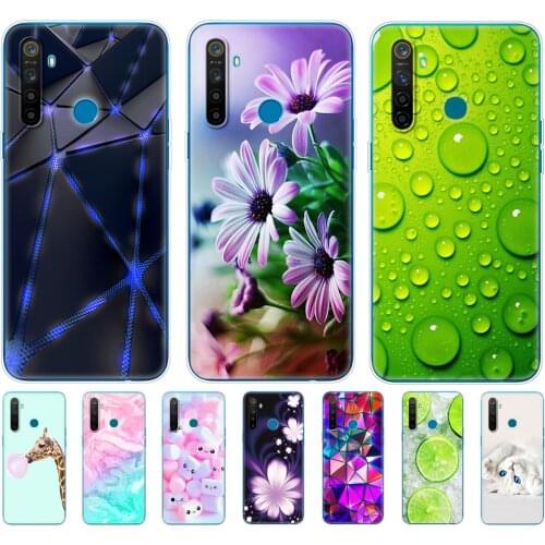 For Realme 5 Case RMX1927 Silicon Soft Phone Cover For OPPO Realme 5 Pro RMX1971 Realme5 5Pro TPU Back Coque Capa Funda