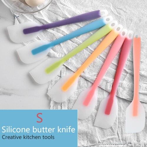 Silicone Cream Scraper Non-stick Butter Spatula High Quality Baking Chocolate Pastry Stir Heat Resistant Kitchen Cooking Tool