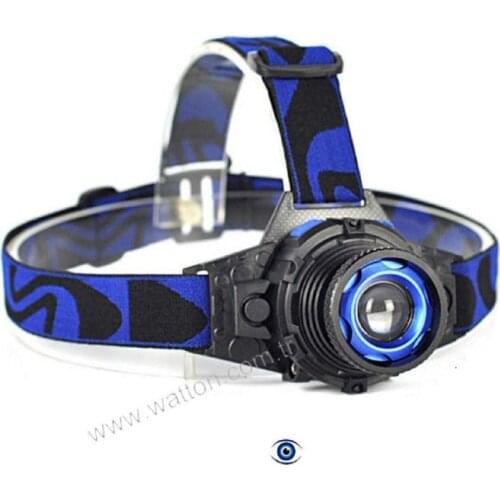 Watton WT-121 Q5 Led Rechargable Lensed Camping Head Torch