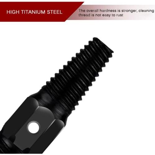 Pipe Broken Screw Extractor Double Head Screw Bolt Extractor 1/2" + 3/4" Dual Use Damaged Screw Remover Puller