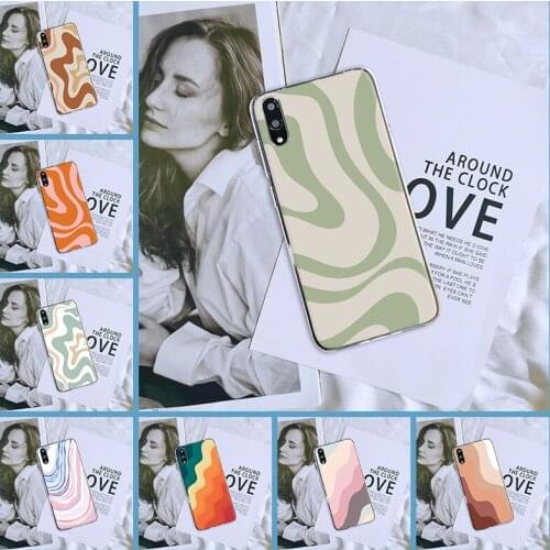 Back Cover For Huawei Y7 Y6 Y5 2019 Aesthetic Art Painting Fashion Soft Phone Case Silicone For Huawei Y6 Y7 Y9 Pro Prime 2019