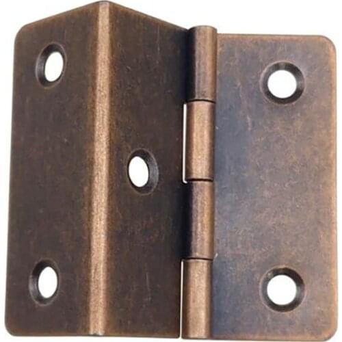 3Pcs/lots Folding Iron Hinges Household Furniture Hinges, Kitchen Cupboard Cabinet Door Window Bend Hinge Furniture Hardware