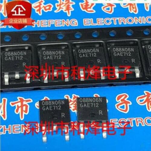 Free shipping 50PCS 088N06N IPD088N06N3G TO-252 60V 50A