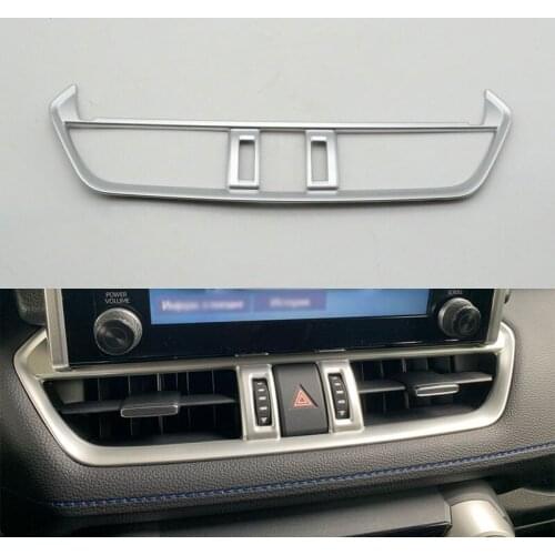 For Toyota RAV4 2019 2020 Auto Interior Middle Center Console Air Conditioner Outlet Air Conditioning Vents Cover Trim Frame