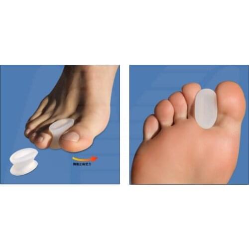 GOOD Retail PACK unisex silicone toe Separator mat toes Orthotic pad as toes separated cushion mat for beauty foot care product