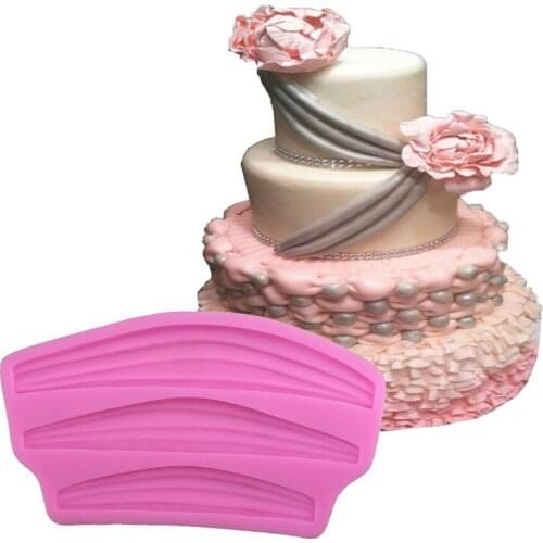 Classic Swag cake border fondant cake molds chocolate mold mould for the kitchen baking Sugarcraft Decoration Tool