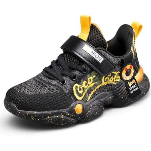 New Summer Children Shoes Boys Fashion Breathable Comfortable Sports Shoes Soft Bottom Non-slip Casual Kids Running Shoes