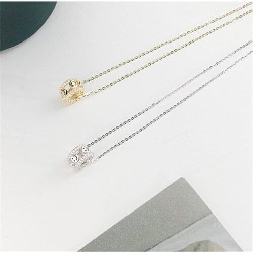 Miuoxion Retro Circle Hollow Smile Necklace Fashion Personality Punk Party Jewelry For Women Feature Nmour Charm Gift All Season