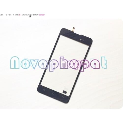 Novaphopat Black/White Touchscreen For Wiko Sunny 2 Plus Touch Screen Digitizer Screen Replacement +tracking