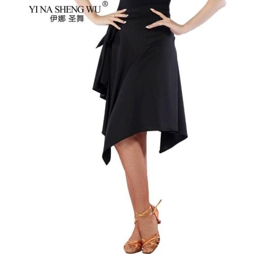 New Fashion Latin Dress Ballroom Dress Latin Dance Skirt Adult Womens Clothing Professional Practice Essential Triangle Skirt