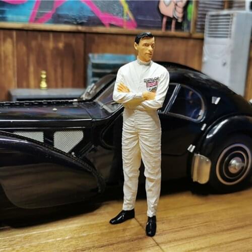 CMC Resin F1 Race Racer Doll 1/18 Scale Models Scene Simulation Static Mini Model Collection Display Vehicle Accessory Souvenir