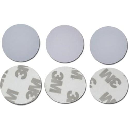 Proximity TK4100 EM4100 125KHz RFID Tag Dia 25mm PVC Coin Disc Token ID Smart Access Control Card with 3M Sticker Read Only