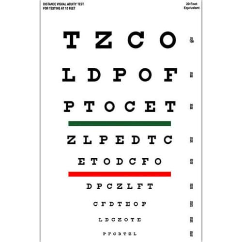 F021 Modern Eye Test Snellen Ch Best Eyes Test Deals Silk Cloth Poster Art Bedroom Decoration