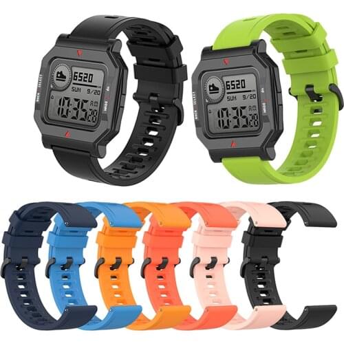 Silicone Watch Band for Xiaomi Huami Amazfit Neo Smart Watch Replacement Wristband Strap For Amazfit Neo Watch Band