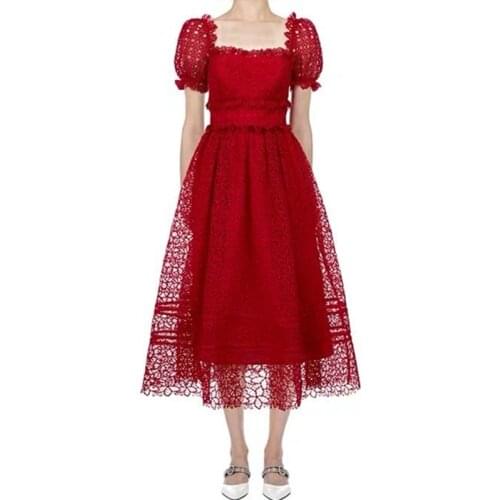 SMTHMA Red Summer Dresses