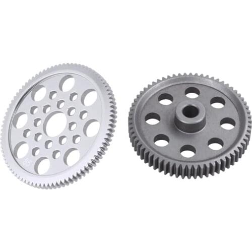 Steel Spur Gear 64T 0.6 Module Diff Main Parts For Redcat Epx Pro HSP With Metal 48P Spur Gear 85T For Sakura