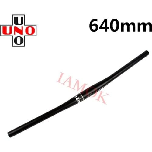 UNO FB21L/RB12L Bicycle 620/640/680/700/720/740mm Handlebars Iamok Bike Black Handlebar