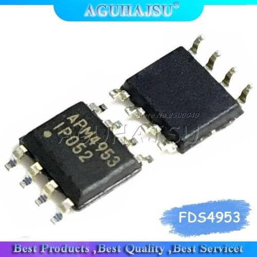 10PCS/lot FDS4953 TC4953 4953 APM4953 SI4953 CEM4953 ME4953 SOP8 IC General purpose