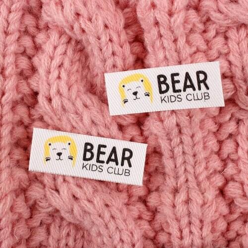 112 Cotton Fabric Labels, Gift, Handmade Gift, Iron Tags, Ironing Labels, Personalized Name, Custom Design, Name Tags (TB2173)