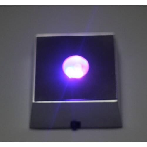 3 LED Crystal Light Base Retro Lamp Holder Light Lamp Socket Pull Chain For Cocktail Crystal Glass Transparent Objects Display