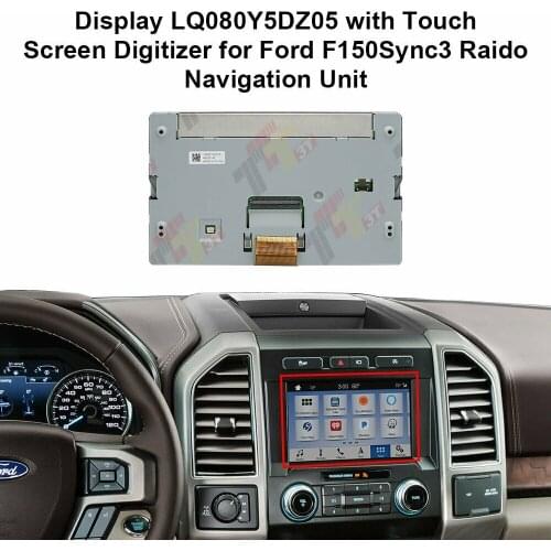 Car Radio Navigation LCD Display with Touch Digitizer for Ford F150 Escape Fusion Focus For Lincoln Sync3 GPS DVD System