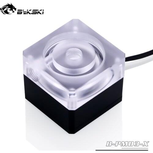 Bykski DDC Pump PWM Type, Automatic Speed Regulation 12V 6M 600L/H, 3800rpm,PC Water Cooling MOD, B-PMD3-X