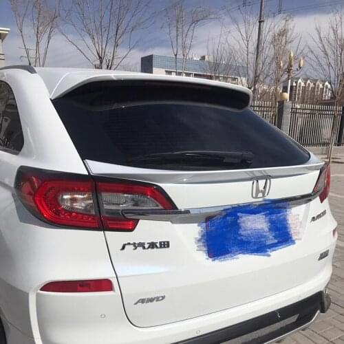 The Charm2021 Fit For 17-19 Dongfeng Honda Urv Crown Road Refitting Carbon Fiber Grain Special Non Punching Rear Middle Wing