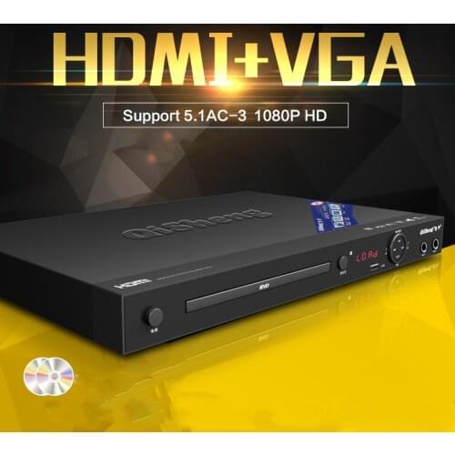 Home DVD Player Computer HD HiFi VCD Player DVP9800 Fever 5.1AC-3 Player Optical Fiber Coaxial Dual Microphone/VGA Interface