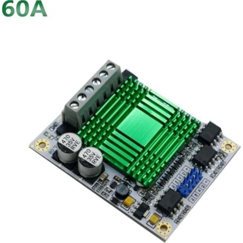 60A High Power MOS Dual Channel H-bridge DC Motor Driver Module New