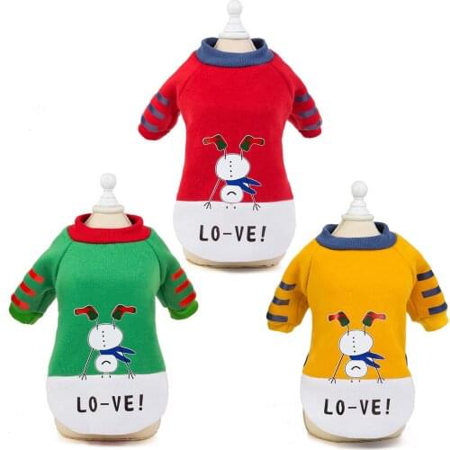 Pet Costume Dog Snowman Coat Puppy Clothes Luxury Dog Clothes Christmas Dog Clothes Teddys Two Legged Sweater