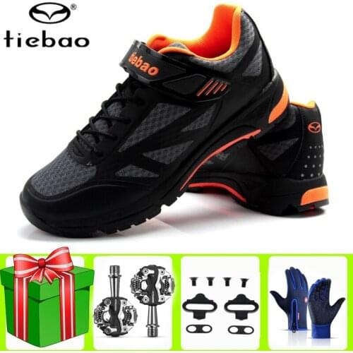 Tiebao Leisure Cycling Shoes Men Sapatilha Ciclismo Mtb Men Sneakers Women Mountain Bike Unisex Athletic Bicicleta Carretera