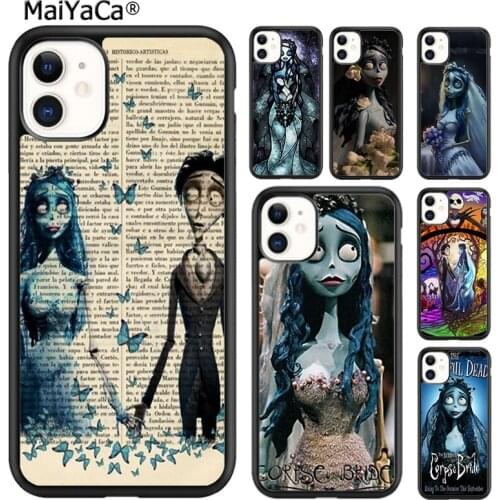 MaiYaCa Tim Burtons Corpse Bride Phone Case Cover For iPhone SE 6s 7 8 plus X XR XS 11 12 pro max Samsung Galaxy S8 S9 S10 shell