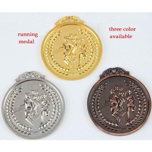 New style sports competitions medal running sports medal sports gold silver bronze medal soccer movement