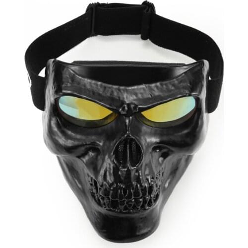 Yolinson Motorcycle Goggles Helmet Mask Outdoor Riding Motocross Skull Windproof Wind Glasses Sandproof Goggle Kinight Equipmetn