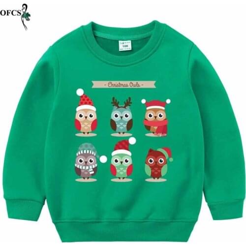 Autumn recreational sweater boy sets long-sleeved round collar fleece girl cartoon design candy color coat T-shirt retail coat