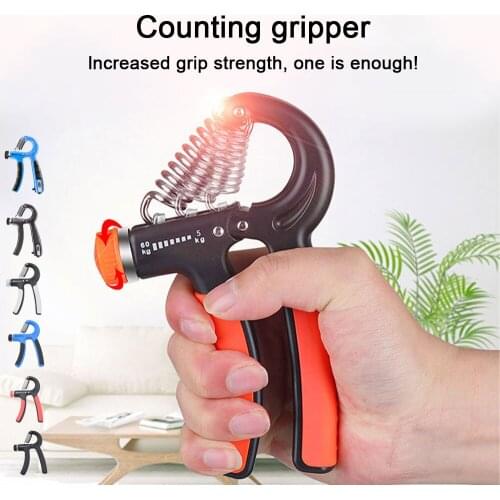 Adjustable Counting Grip Professional Wrist Exercise Training Fingers Arm Trainer Home Gym Muscle Exerciser Fitness Equipment