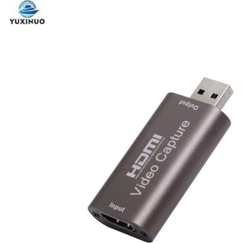 4K 1080P Video Capture USB 3.0 USB2.0 HDMI-compatible Grabber Recorder for PS4 Game DVD Camcorder Camera Recording Live Streamin