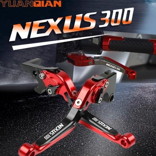 For GILERA Nexus300 E3 2008 2009 2010 2011 2012 Motorcycle CNC Extendable Adjustable Brake Clutch Levers Nexus 300 Handle lever