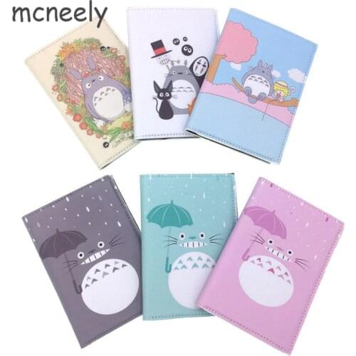 GIRL BOY Japan Cartoon Passport Holder Protect Cover Case Organizer Passport Case Women Man Business Card Holder wallet
