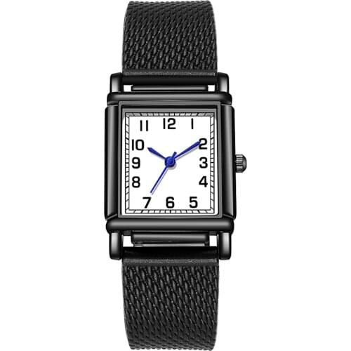 Ladies Watch Fashion Retro Quartz Watch Silicone Mesh Band Watch Minimalism Distinguished Relojes Watch Elegant Montre Femme