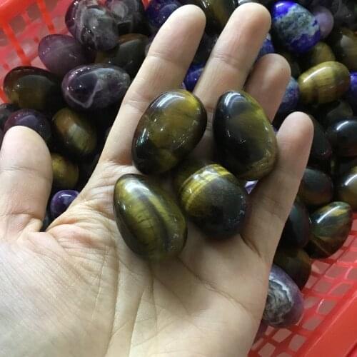 1pc Natural Tiger eye stone Yoni Egg gemstone crystal Healing Egg