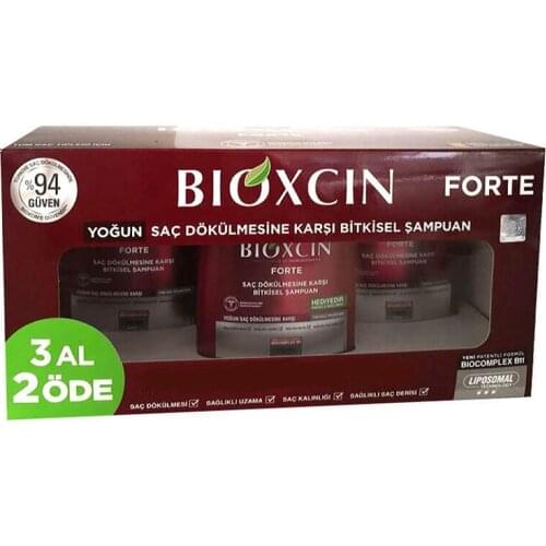 3 Buy 2 Pay Bioxcin Forte Shampoo 300 ml Herbal Shampoo Anti Hair Loss Treatment Moisturizing Nourishing Softness Strength Hair
