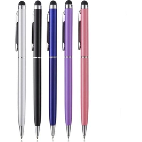 30Pcs Ball Pen Stainless steel rod rotating Metal Ballpoint Pen Stationery Ballpen 0.5mm Black ink Office & School Supplies
