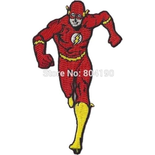 4" Hero Running At You Figure Movie TV Series Costume Embroidered Emblem applique iron on patch nc